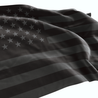 Black & Grey American Flag