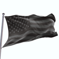 Black & Grey American Flag