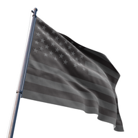 Black & Grey American Flag