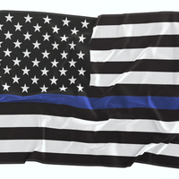 Thin Blue Line American Flag