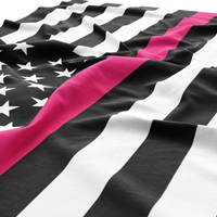 Thin Pink Line American Flag