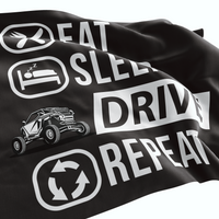 Eat Sleep Drive Repeat Flag