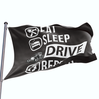 Eat Sleep Drive Repeat Flag