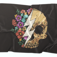 Flower Skull Flag