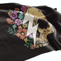 Flower Skull Flag