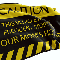 Caution Frequent Stops at Mom's