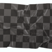 Grey Chcekered Flag