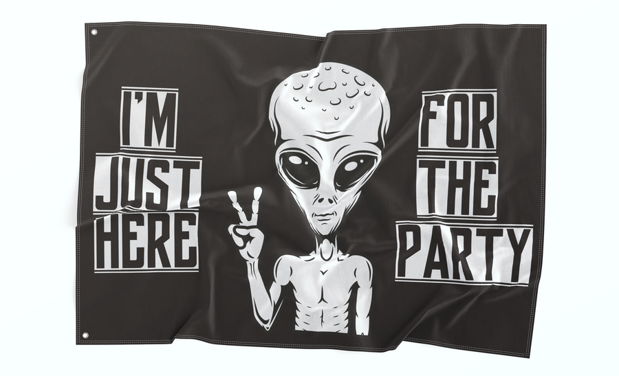 Here For the Party Flag