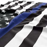 Thin Blue Line American Flag