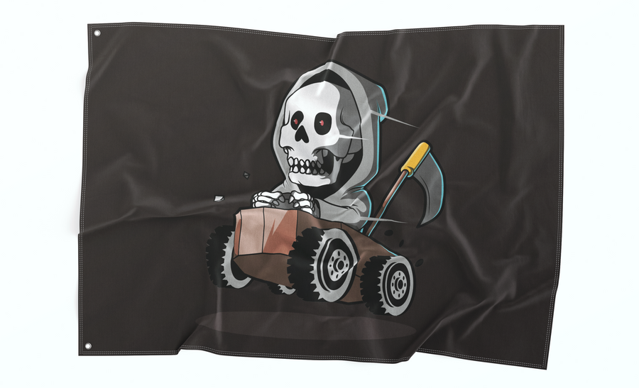 Racing Reaper Boys Flag