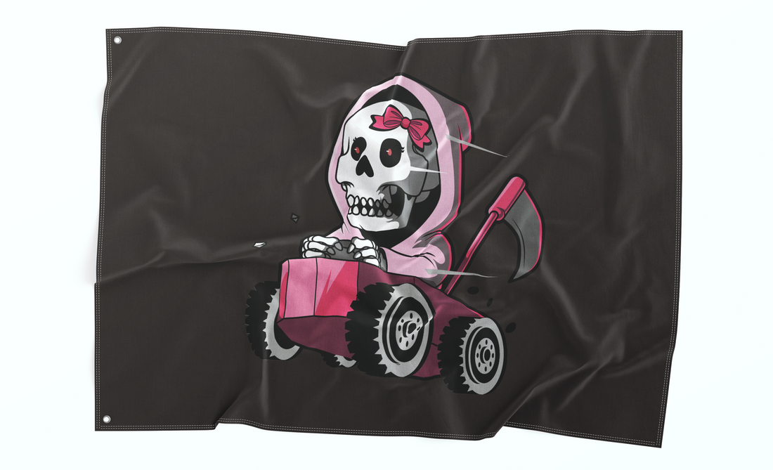 Racing Reaper Girls Flag