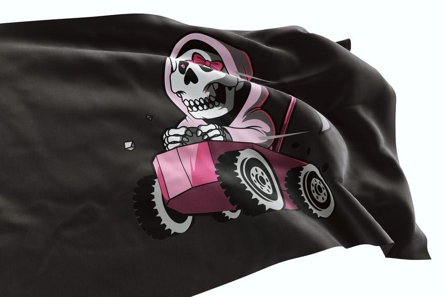 Racing Reaper Girls Flag