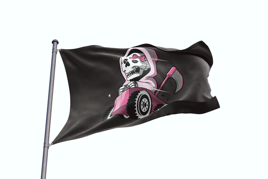 Racing Reaper Girls Flag