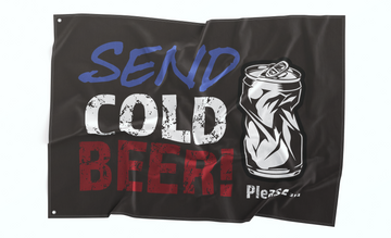 Send Cold Beer Flag