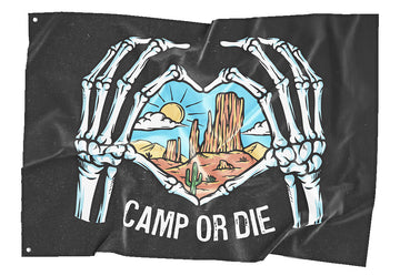 Camp Or Die Flag